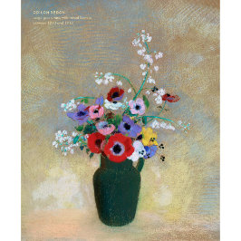 Odlion Redon prachtige gloeiende bloemen CC1256 Ar Poster