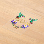 ODN Hummingbird Any Letters Custom Wedding Acryl Uitnodigingen (Laagn)