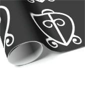 Odo Nnyew Fie Kwan | Macht liefdessymbool Cadeaupapier (Rol Hoek)