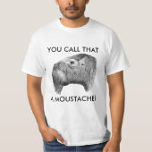 Odobenus rosmarus - Mustache T-shirt (Voorkant)