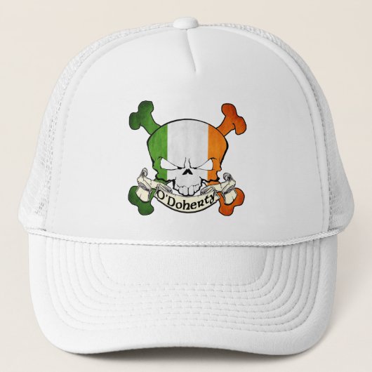 O'Doherty Irish Skull Trucker Pet (Voorkant)