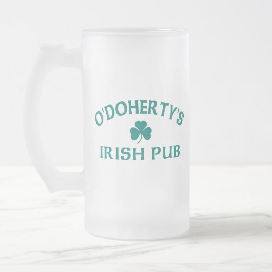 O'Doherty's Ierse Pub Matglas Bierpul (Links)