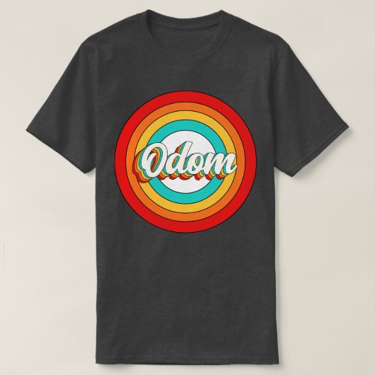 Odom Naam Shirt  Odom Circle (Design voorkant)
