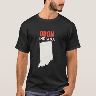 Odon Indiana USA State America Travel Indianan T-shirt