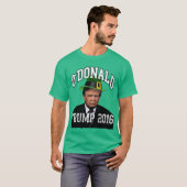 O'Donald Trump 2016 Funny Irish St Patricks Day T-shirt (Voorkant volledig)