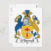 O'Donnell Family Crest Briefkaart (Voorkant / Achterkant)