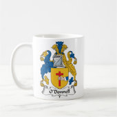 O'Donnell Family Crest Koffiemok (Links)
