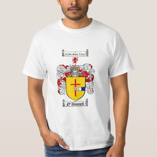O'Donnell Family Crest - O'Donnell Coat of Arms T-shirt (Voorkant)