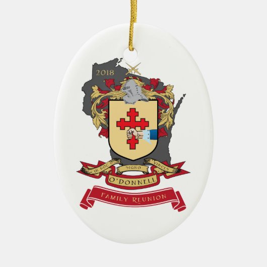 O'Donnell Family Reunion Oval Ornament (Voorkant)