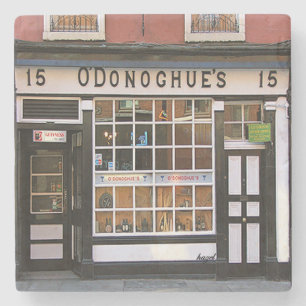 O'Donoghue's Pub, Dublin, Iers Onderzetter. Stenen Onderzetter