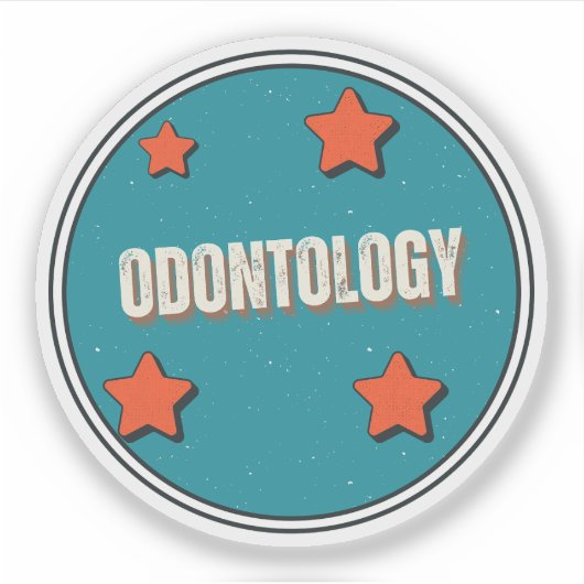 Odontologie Sticker (Voorkant)