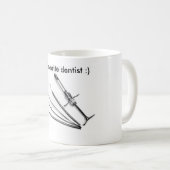Odontólogo, dentista, taza koffiemok (Voorkant rechts)