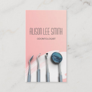 Odontoloog tandtandheelkundig Visitekaartje
