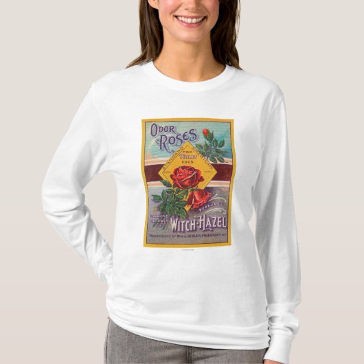 Odor Rozen Witch-Hazel LabelFrankfort, NY T-shirt (Voorkant)