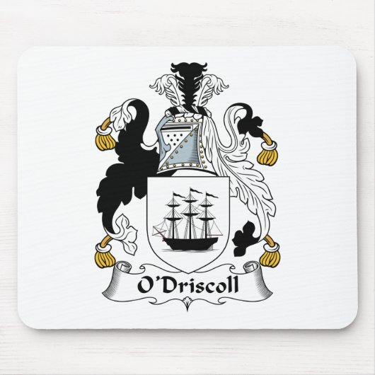 O'Driscoll Family Crest Muismat (Voorkant)