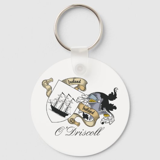 O'Driscoll Family Crest Sleutelhanger (Voorkant)