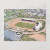 Odsal Stadium, Bradford Aerial Artwork Briefkaart (Voorkant)