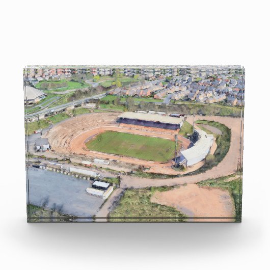 Odsal Stadium, Bradford Aerial Artwork Fotoblokken (Voorkant)