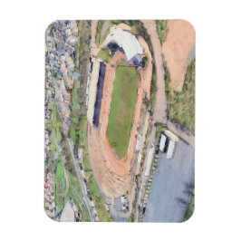 Odsal Stadium, Bradford Aerial Artwork Magneet