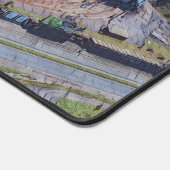 Odsal Stadium, Bradford Aerial Artwork Postcard Bureaumat (Hoek)