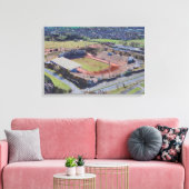 Odsal Stadium, Bradford Aerial Artwork Postcard Canvas Afdruk (Insitu (Woonkamer))
