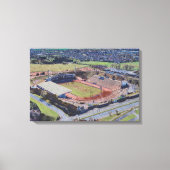 Odsal Stadium, Bradford Aerial Artwork Postcard Canvas Afdruk (Voorkant)