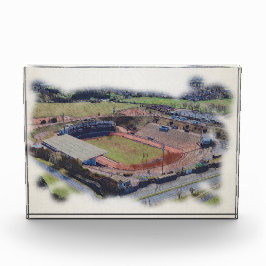 Odsal Stadium, Bradford Aerial Artwork Postcard Fotoblokken