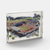 Odsal Stadium, Bradford Aerial Artwork Postcard Fotoblokken (Links)