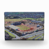 Odsal Stadium, Bradford Aerial Artwork Postcard Fotoblokken (Voorkant)