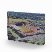 Odsal Stadium, Bradford Aerial Artwork Postcard Fotoblokken (Rechts)