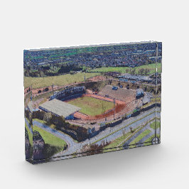 Odsal Stadium, Bradford Aerial Artwork Postcard Fotoblokken