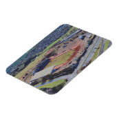 Odsal Stadium, Bradford Aerial Artwork Postcard Magneet (Linkerzijde)