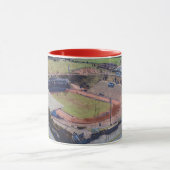 Odsal Stadium, Bradford Aerial Artwork Postcard Mok (Midden)