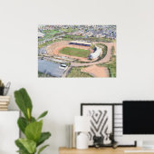 Odsal Stadium, Bradford Aerial Artwork Poster (Thuiskantoor)
