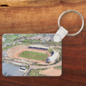 Odsal Stadium, Bradford Aerial Artwork Sleutelhanger (Voorkant)