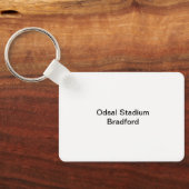 Odsal Stadium, Bradford Aerial Artwork Sleutelhanger (Achterkant)