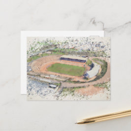Odsal Stadium, Bradford Lucht Kunst Briefkaart
