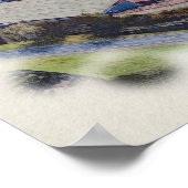 Odsal Stadium, Bradford Lucht Kunst Poster (Hoek)