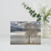 Odusoos Walking the dog Briefkaart (Staand voorkant)