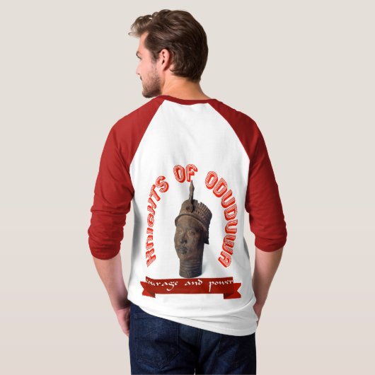 oduwa - ridders t-shirt (Achterkant volledig)