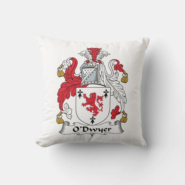 O'Dwyer Family Crest Kussen (Voorkant)