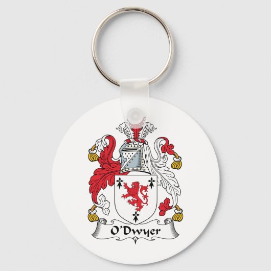 O'Dwyer Family Crest Sleutelhanger (Voorkant)