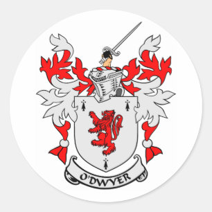 O'DWYER-wapenschild Ronde Sticker