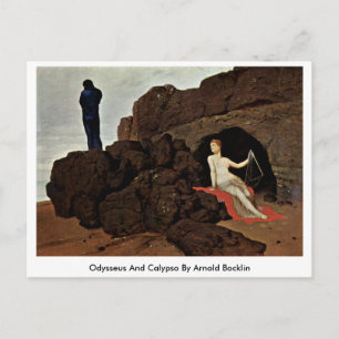 Odysseus en Calypso door Arnold Bocklin Briefkaart