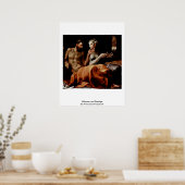 Odysseus en Penelope van Francesco Primaticcio Poster (Keuken)