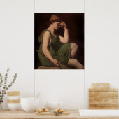 Odysseus, onderzoek naar de Apotheose van Homer Poster (Keuken)