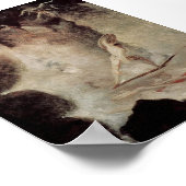 Odysseus voor Scylla en Charybdis Poster (Hoek)