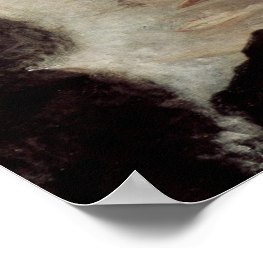 Odysseus voor Scylla en Charybdis Poster (Hoek)