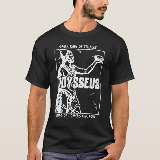 Odysseuss Odysseus, Grieks koning van Ithaca T-shirt (Voorkant)