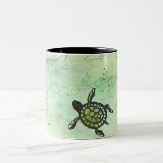 Odyssey Turtle on a Coffee Mok (Center)